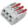 Złącza elektryczne typu Wago 3x4mm, szara, linka