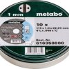 Tarcza tnąca Metabo 616398000 115 mm 10 szt.