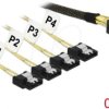 83392 miniSAS HD SFF-8643 > 4x SATA 7 Pin 0,5 m