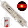 Moduł oświetleniowy 3x LED SMD 0,72W 12V 83lm/W czerwony z taśmą samoprzylepną IP68
