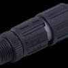 Plug, M12, 4 pole, straight, E11840