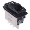 KR47CAKXXG (On)-Off-(On) Momentary Auto Rocker Switch DPDT IP68 APEM