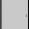 Interior door, rectangular, sheet steel, (W x H x D) 1000 x 1900 x 25 mm, light gray, 8PQ2000-1BA01