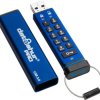 iStorage datAshur® PRO Pendrive USB 8 GB niebieski IS-FL-DA3-256-8 USB 3.2 Gen 1