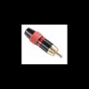 Wtyk RCA na kabel Profesjonalny czerwony / WTY0062
