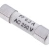 Bezpiecznik 6.3A 5 x 20mmFF 250V ac RS PRO