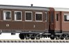 Wagon osobowy Liliput L340507 H0e zestaw 2 wagonów osobowych B4ip/s 30 i 31, brązowy z Zillertalbahn