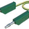 Przewód pomiarowy Hirschmann Test & Measurement CO MLN 200/2,5, żółty, zielony