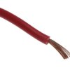 Przewód montażowy 0,75 mm2 Czerwony RS PRO PVC 18 AWG 500 V dł. 100m 24/0,2 mm +70°C BS 6004, BS EN 50525-2-31,