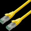 21453220 Patchkabel Cat.6a S/FTP (PiMF), gelb, 0.5 m