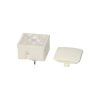 Rafi 3.14100.006 Tact Switch 1 x Off/(On) 250mA 35V Transparent THT 9.7mm