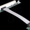 41857 Riser card, PCI Express x1 > PCI 32-bit 5 V with flexible, 13-cm