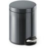 Durable 341058 Litter bin Metal Anthracite grey 5 l Ø 205 mm x 290 mm