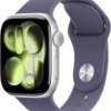 Apple Watch Series 11 GPS 42 mm Obudowa aluminiowa Opaska sportowa Fioletowa mgła M/L