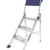Drabina schodkowa l. stopni: 3 Aluminium wysokość 0.71m TUBESCA do 150kg 7kg