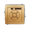 DECO Wyłącznik roletowy (przycisk strefowy) złoty 29DSR-5 KARLIK