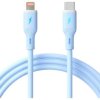 Akyga Kabel USB Złącze męskie USB-C®, Złącze męskie Lightning 1 m niebieski AK-USB-72