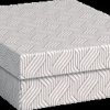 61560001 Archive boxes, recycled, size S, 3 pieces, white/grey