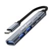 Hub USB-C QOLTEC Adapter USB-C 3.1 5w1 USB-C PD USB-C 2x USB 2.0/USB 3.0
