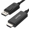 UNITEK Kabel DisplayPort 1.1a / HDMI FHD@60 (wtyk / wtyk) czarny1,8m