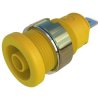 SKS Hirschmann 935980850 SEB 2610 Safety socket Yellow nickel-plated