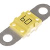 Bezpiecznik samochodowy, 60A kolor Żółty, Littelfuse 32V dc