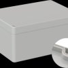 Industrial housing, 160 x 120 x 75 mm, IP66, light gray