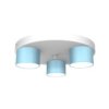 Lampa Sufitowa Dixie Blue/White 3Xgx53 Mlp7551 Milagro