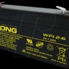 WP 1.2-6 Maintenance-free rechargeable lead-fleece battery, 1.2 Ah, 6V