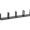 Organizer kabli 19 1U z 5 uchwytami - typ B czarny LENBERG AK-1202-B