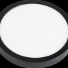 ELED300301 LED CCT panel, recessed/surface-mounted, black, 12 W, 1200 lm, Ø