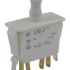 Mikroprzełącznik drzwi, Przycisk, DPDT, 10 A przy 250 V AC, Wypustka