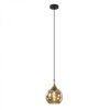 Lampa wisząca nowoczesna 1xE27 CALLISTO BLACK/GOLD