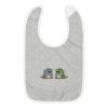 Bubble Bobble Embroidered Baby Bib