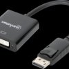 152228 DisplayPort adapter, DP 1.2 connector to DVI port