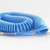 Wąż spiralny pneumatyczny 8x5 mm z szybkozłączami DN7,2 długość 5 m