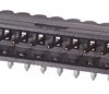 Listwa stykowa PCB 15-pinowe AMPMODU MOD II raster: 2.54 mm Kąt prosty 1-rzędowe TE Connectivity Otwór przelotowy W