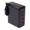 4 Port 100W USB PD Fast Charger 2x USB-A, 2x USB-C UK Plug