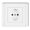 FLEXI Gniazdo pojedyncze b/u biały FGP-1p