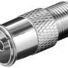 Adapter F: Gniazdo F Gniazdo do kabla koncentrycznego