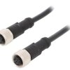 M12A08FL12AFLSD001 Kabel do czujników/automatyki 8PIN M12-M12 1m wtyk wtyk