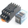 STYCZNIK PRZEKAŹNIK 12V DC Z PODSTAWKĄ 4X5A / MY4NJ 12V DC