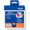 Brother LC521VAL LC521VAL Genuine Ink Cartridge Value Pack