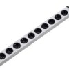 Listwa zasilająca Ehmann Vario Linea 0200x00102301, złącze bezpieczne, Ilość gniazdek: 10