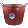 Faithfull FAIECOFLXR42 Eco Flex Tub 42 litre - Recycled Red