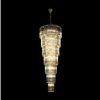Lampa Wisząca Elegancki Szklany Żyrandol Luxe Złoty E14 18006-69 Zuma Line