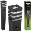 Lampa Ogrodowa Słupek Zewnętrzny Stojący E27 12W LED Czujnik Ruchu TAXUS 2 80cm LUMILED