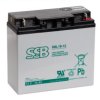 Akumulator AGM 12V 18Ah SSB SBL18-12 (nakrętka M5)