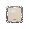 SEDNA DESIGN & ELEMENTS Wyłącznik zwierny przycisk z podświetleniem beżowy SDD112111L SCHNEIDER ELECTRIC