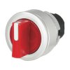 EAO 46-2W28.4CE0.001 Selector switch illuminated red flush-mount 2-posn Cam A